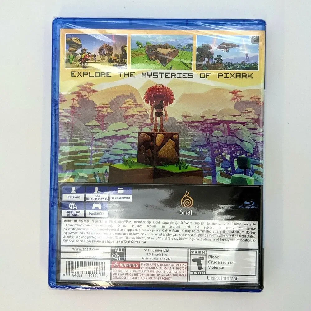Pixark (PS4) Brand New Sealed (Snail, 2019) Sony Playstation 4 Game